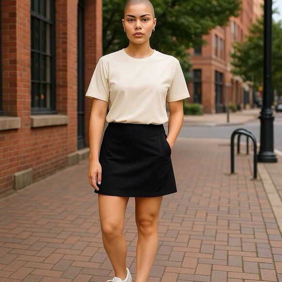 Callaway Womens Golf Performance 17” Knit Skort Black Size XLARGE Pull on - Picture 9 of 9